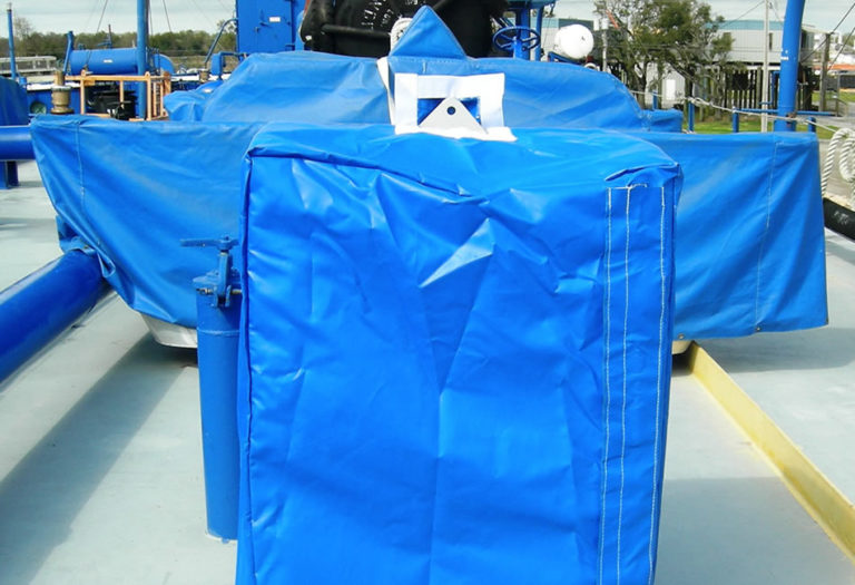 Custom Fabricated tarps for Equipment ETP Tarps and Curtains