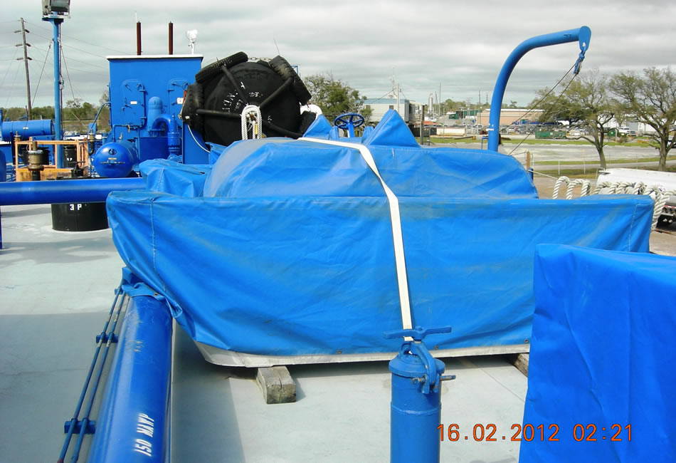 Custom Fabricated tarps for Equipment ETP Tarps and Curtains